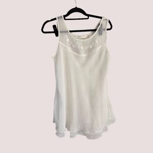 Victoria’s Secret Vintage Bridal Chemise Babydoll Beaded 90s Womens SZ S Lingeri